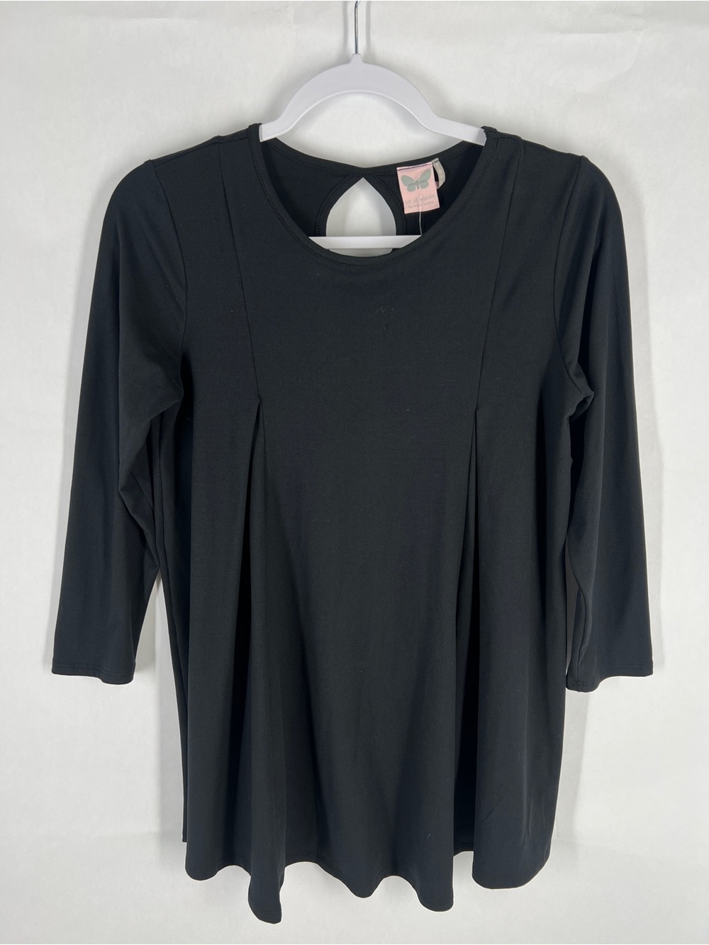 Girls' Black Pleated Casual Dress - Unbranded